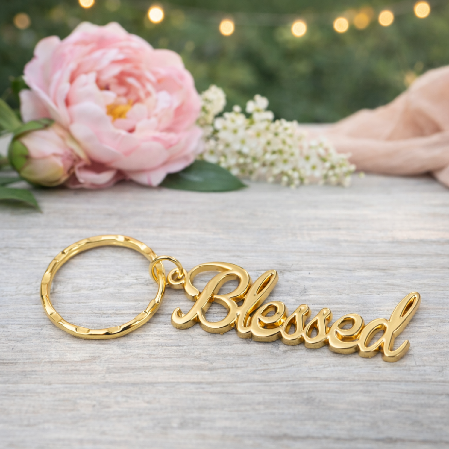 Blessed Metal Key Chain Favor 10786